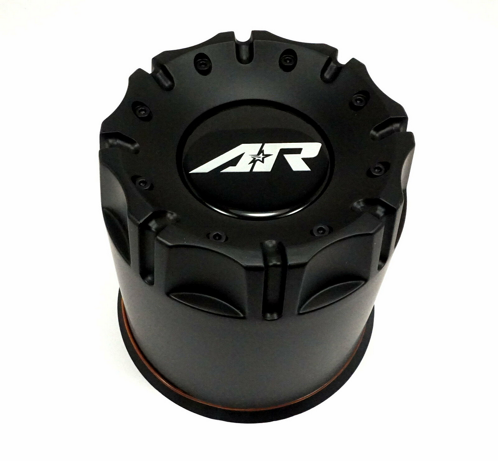 American Racing - AR CAP 5.15'' S-BLK PUSH THRU