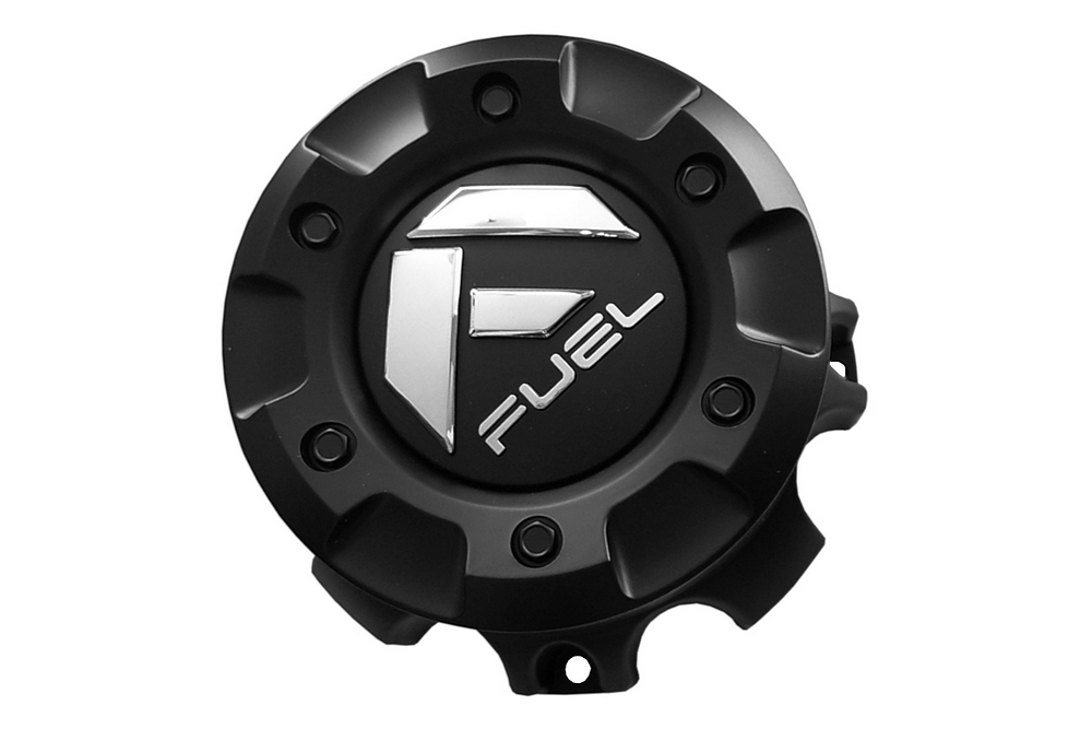 Fuel 1PC - FUEL BLACK 8 LUG CAP-TALL
