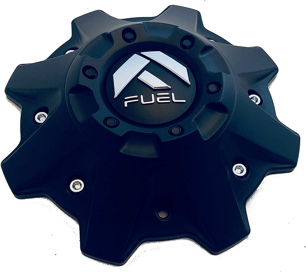Fuel 1PC - FUEL 8 LUG MATTE BLACK CAP (FLAT BOTTOM)