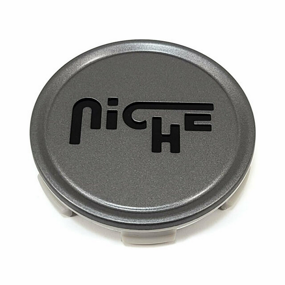 Niche 1PC - NICHE 2.70"CAP-MT-ANTHRACITE W/BLK LOGO