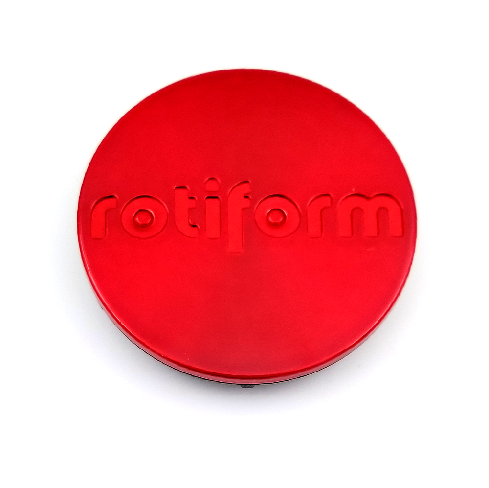 Rotiform - ROTIFORM 2.36" SNAP IN CAP-CANDY RED/RED