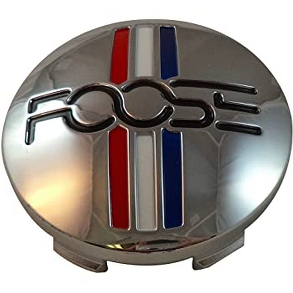 Foose 1PC - FOOSE CHROME RWB CAP-2.70" CAP GRV