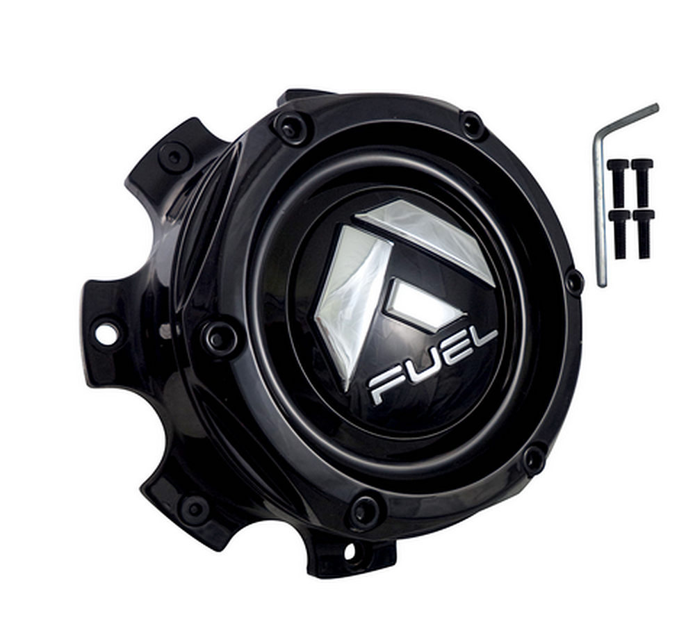 Fuel 1PC - FUEL MATTE BLACK CAP (8X6.5/8X170 SHORT)