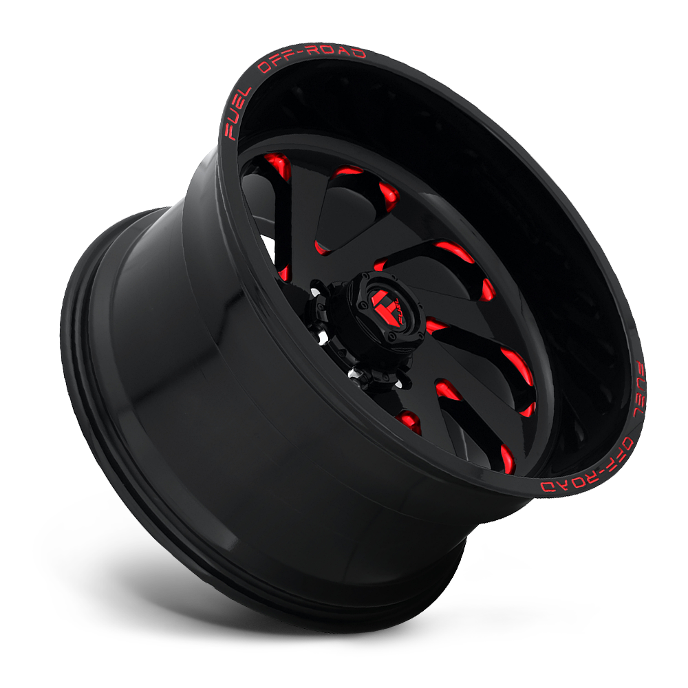 Fuel 1PC - FC CAP BOLT-ON (GB/RD) - 6X135/5.5