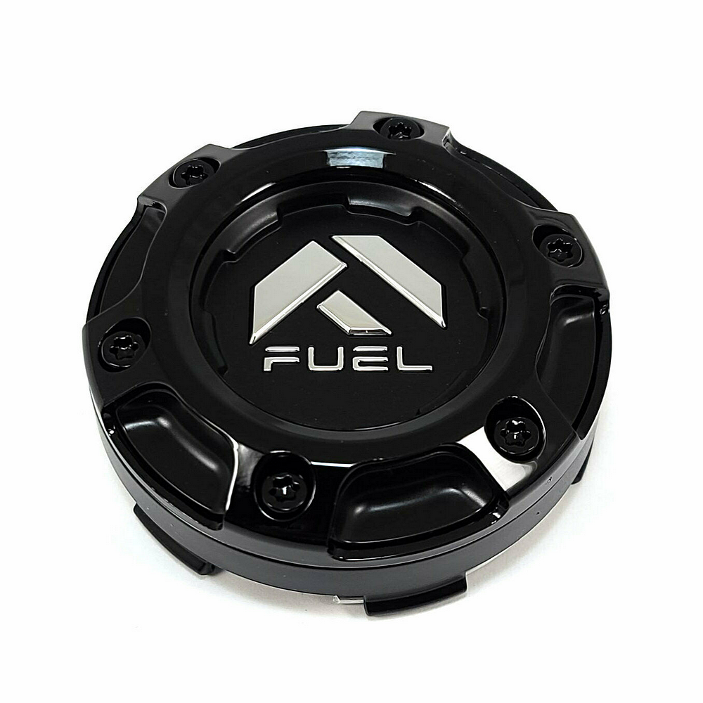 Fuel 1PC - FUEL BLK/BLK SNAPIN CAP(3.18"SMALL BORE)