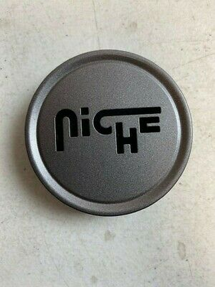 Niche 1PC - FLAT NICHE 3"O-RING CAP-GL-BLK/SLVR LOGO