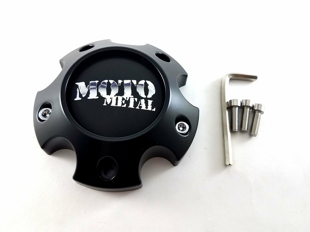 Moto Metal - MOTO METAL CAP SG-BLACK 5X5