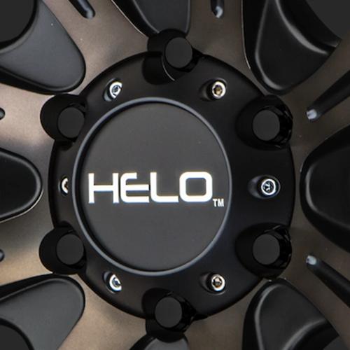 Helo - HELO CAP 6X135 LUG H34 - SATIN BLACK