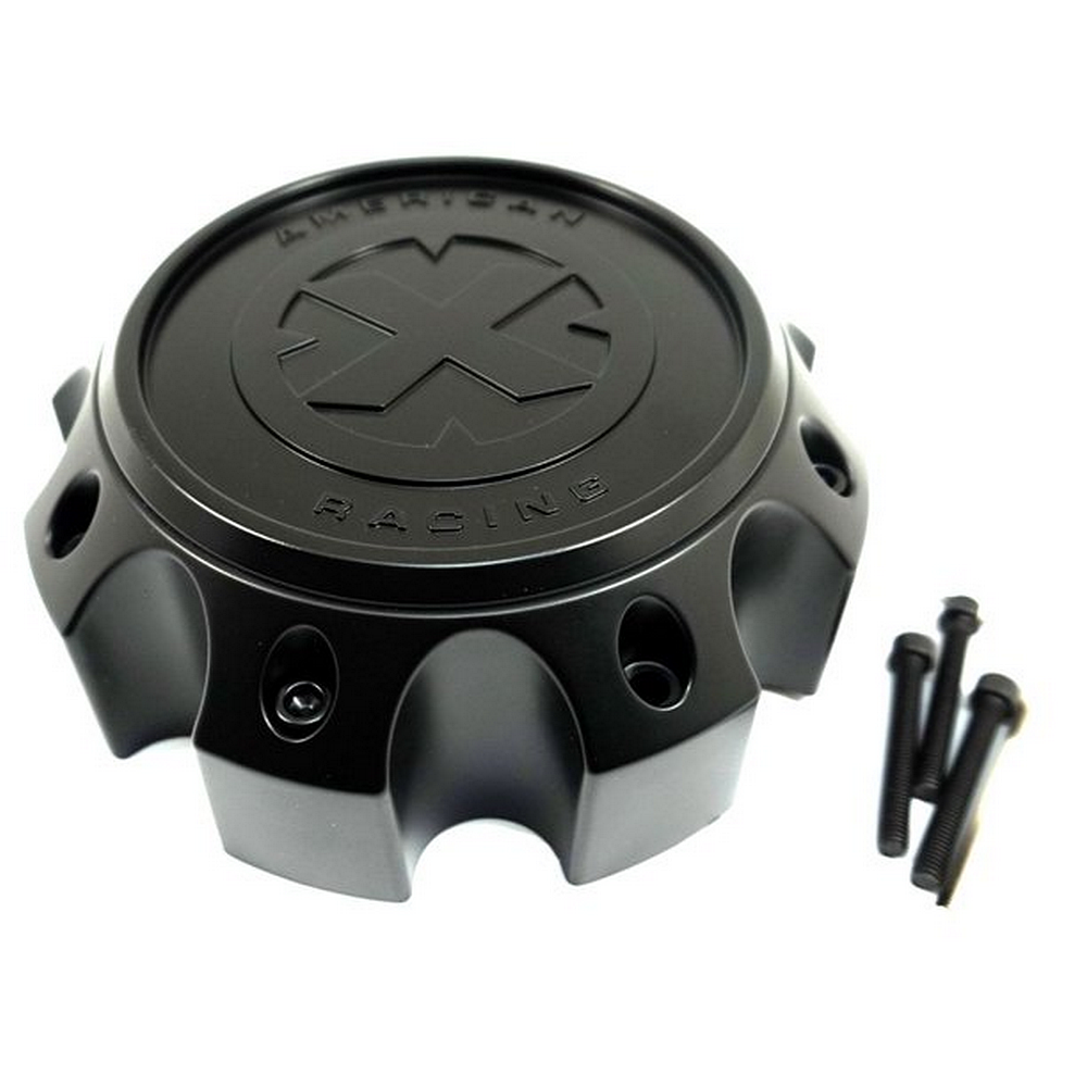 ATX Series - ATX CAP 2-PIECE SATIN BLACK 8 LUG H63