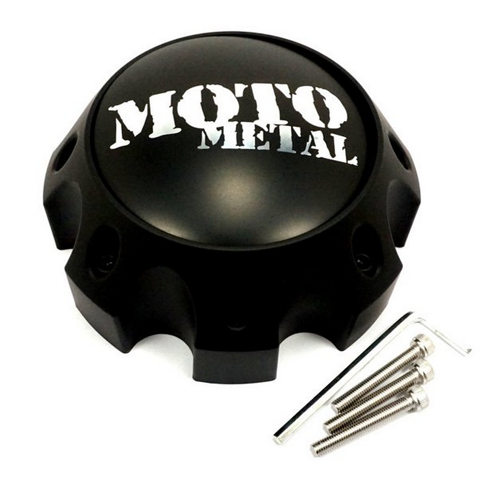 Moto Metal - MO967/968 CAP SATIN BLACK 8 LUG