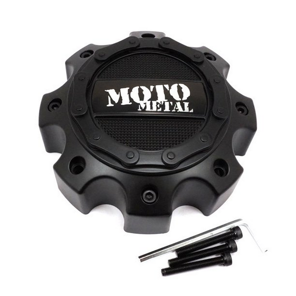 Moto Metal - MO971/MO972 CAP SATIN BLACK 8-LUG