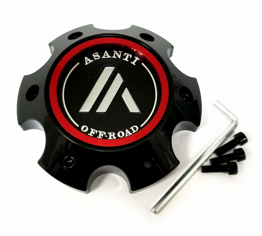 Asanti Off Road - ASA OFR CAP 6X135 H34 - GLOSS BLACK