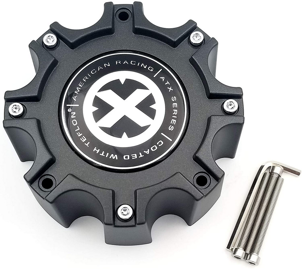 ATX Series - ATX CAP STYLE A BLACK 8 LUG