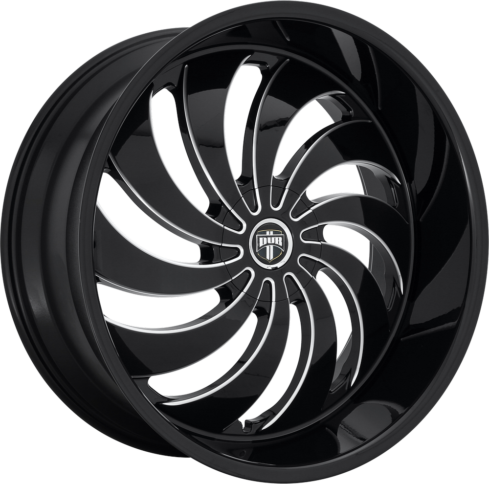 DUB 1PC - DUB COJONES CAP-GLOSS BLK MIL
