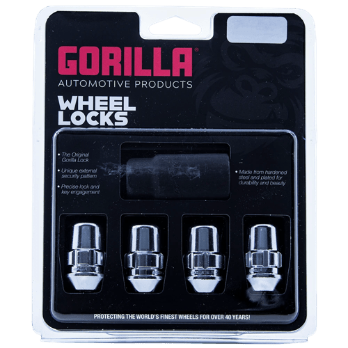 Gorilla Automotive - GORILLA LOCK ACORN 12-1.25 CHR CLAM