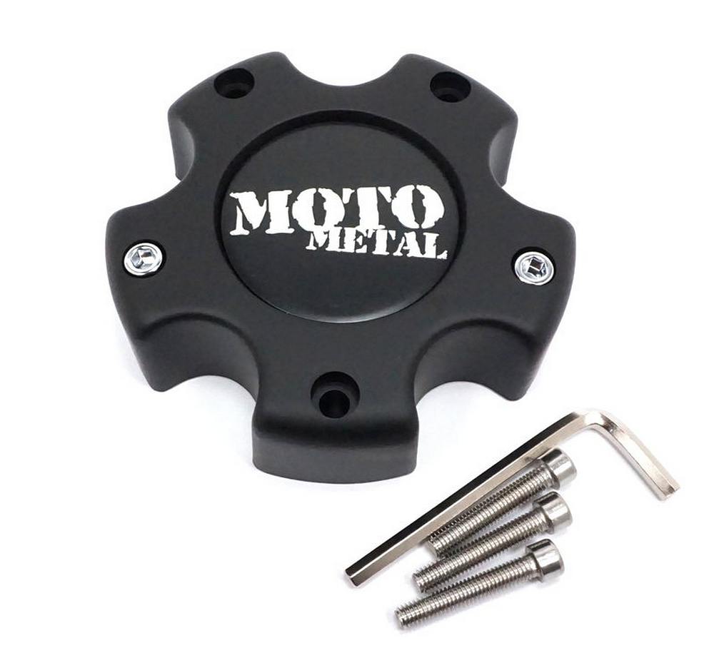 Moto Metal - MOTO CAP M-BLK 5X4.5/4.75/5 - NEW LOGO