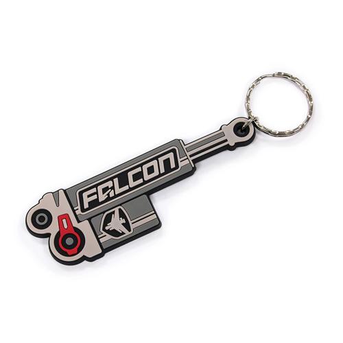 Falcon Shocks - FALCON SHOCK LOGO KEYCHAIN - 3.5”
