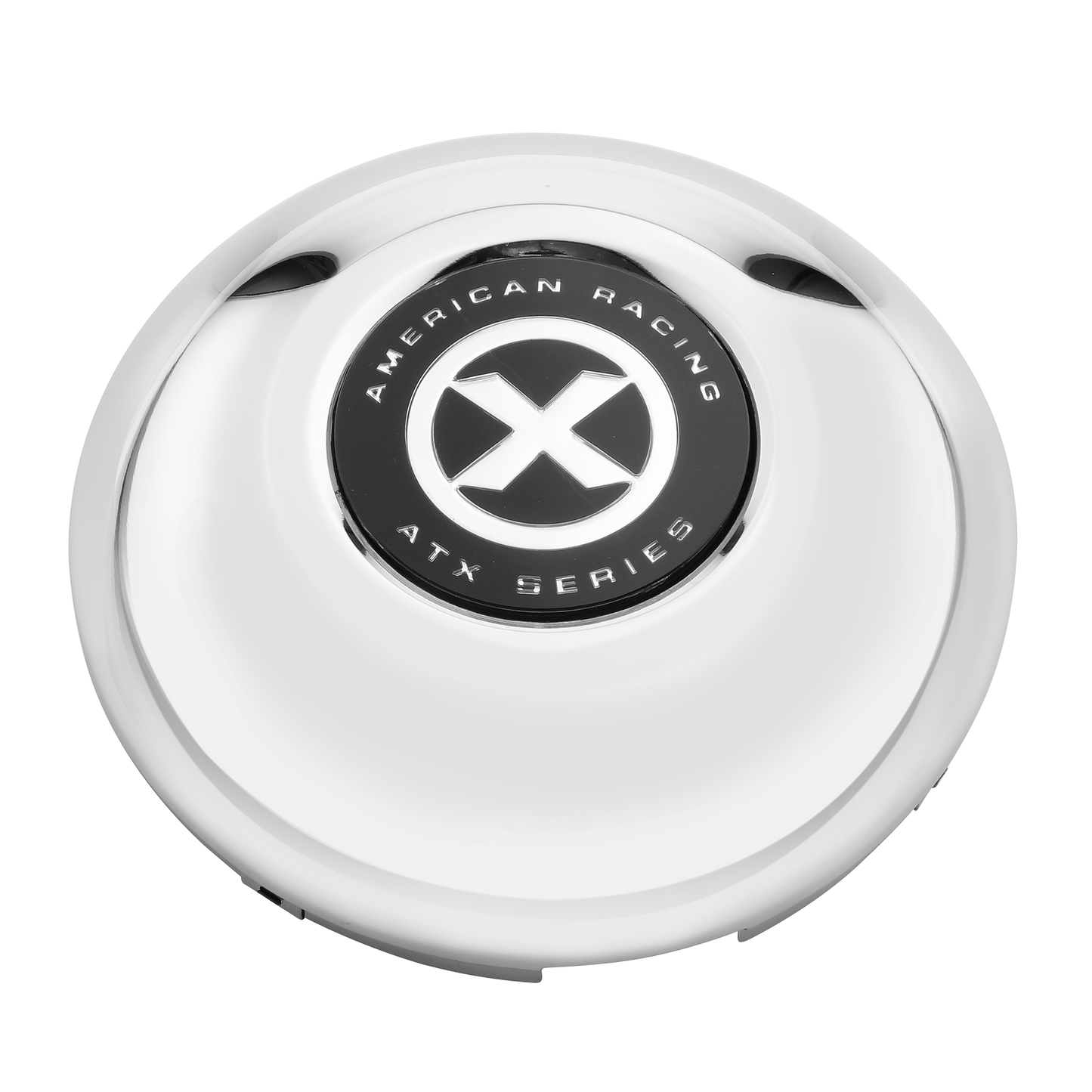 ATX - ATX FRONT SNAP IN 4 TAB CAP CHROME
