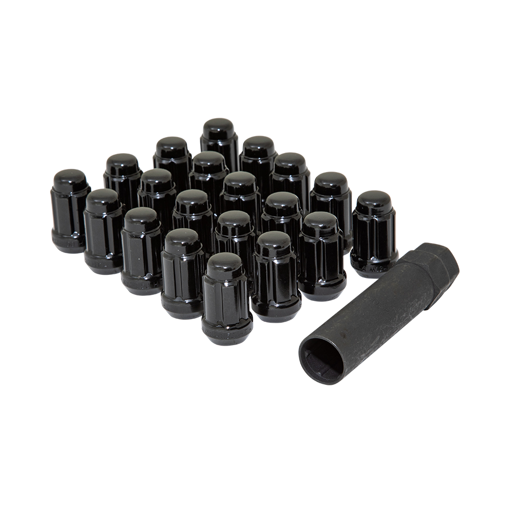 Gorilla Automotive - 5LUG 12-1.50 SPLINE WIK PASS BLK GOR