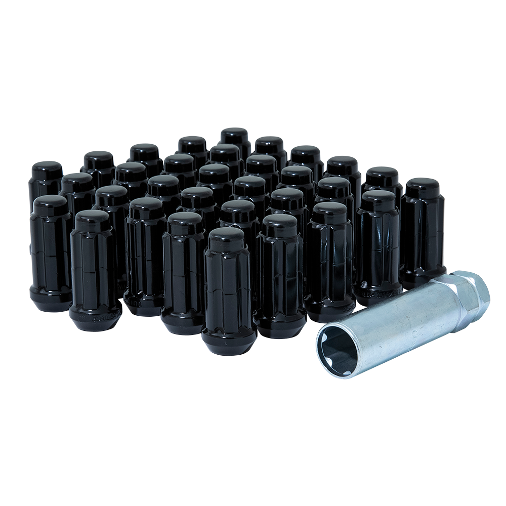 Gorilla Automotive - 8LUG 14-1.50 SPLINE WIK TRK BLK GOR