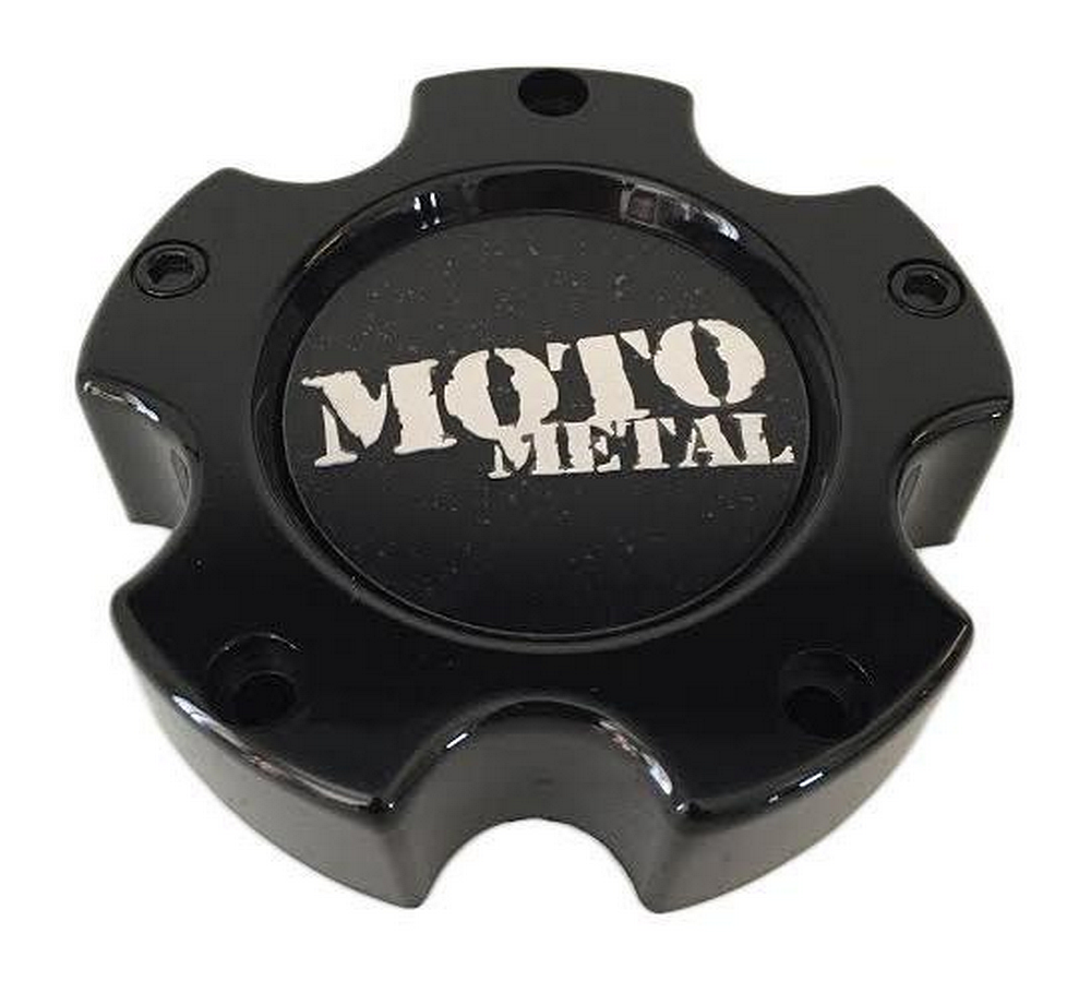 Moto Metal - MTO CAP GLOSS BLACK 5 LUG