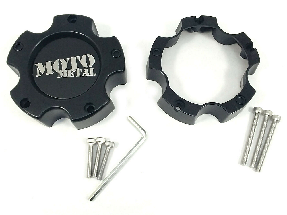 Moto Metal - MTO CAP SATIN BLACK SMALL 5 LUG