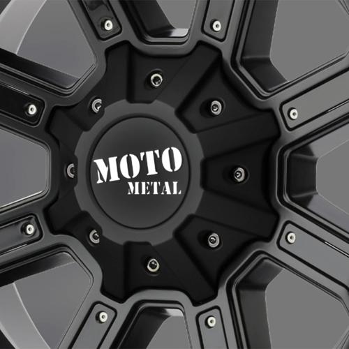 Moto Metal - MO984 CAP ALL PCD POSITIVE ET - M-BLACK