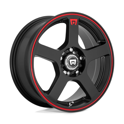 MR116 18X8 5X100/4.5 M-BLK/RED +45MM
