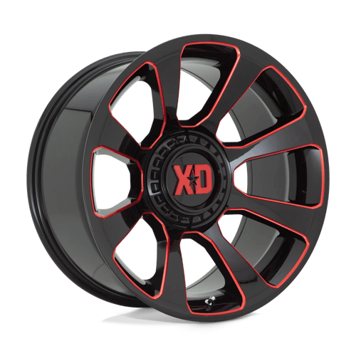 XD854 20X10 6X135/5.5 GBLK MILL RTCC -18