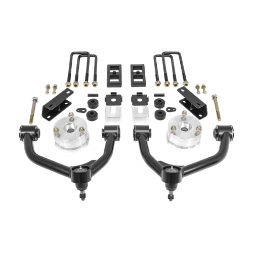 ReadyLift Suspension - 3.5'' FRNT STRTEXT 1''R-BLK TUBE AR-KIT