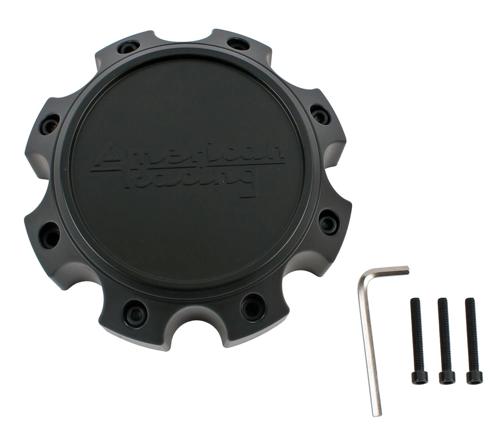 American Racing - AR CAP BOLT-ON (SB/SB/BK)- 8X6.5/170/180