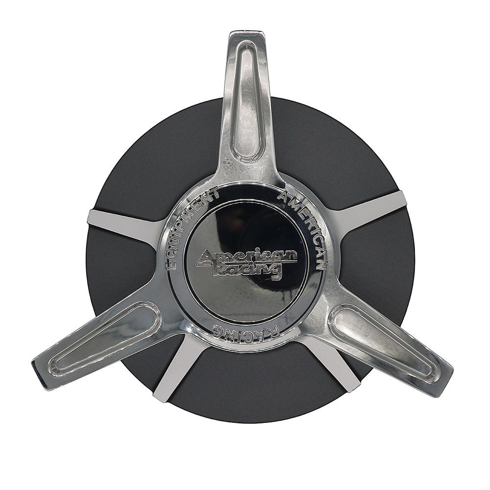 American Racing Vintage - VN502 CAP 3PC SNAP IN - MAG GRAY MACH
