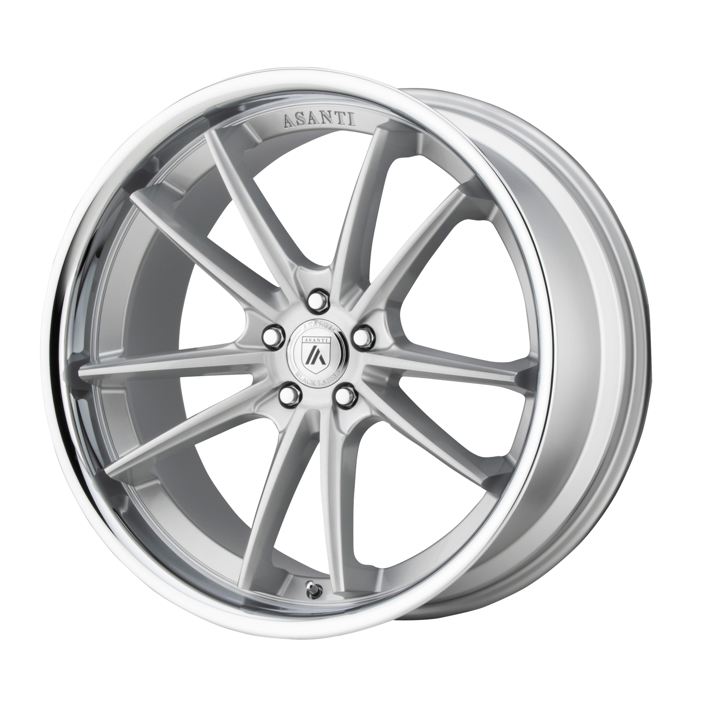 ABL23 22X9 5X120 BRUSH SLV CHR LIP 32MM