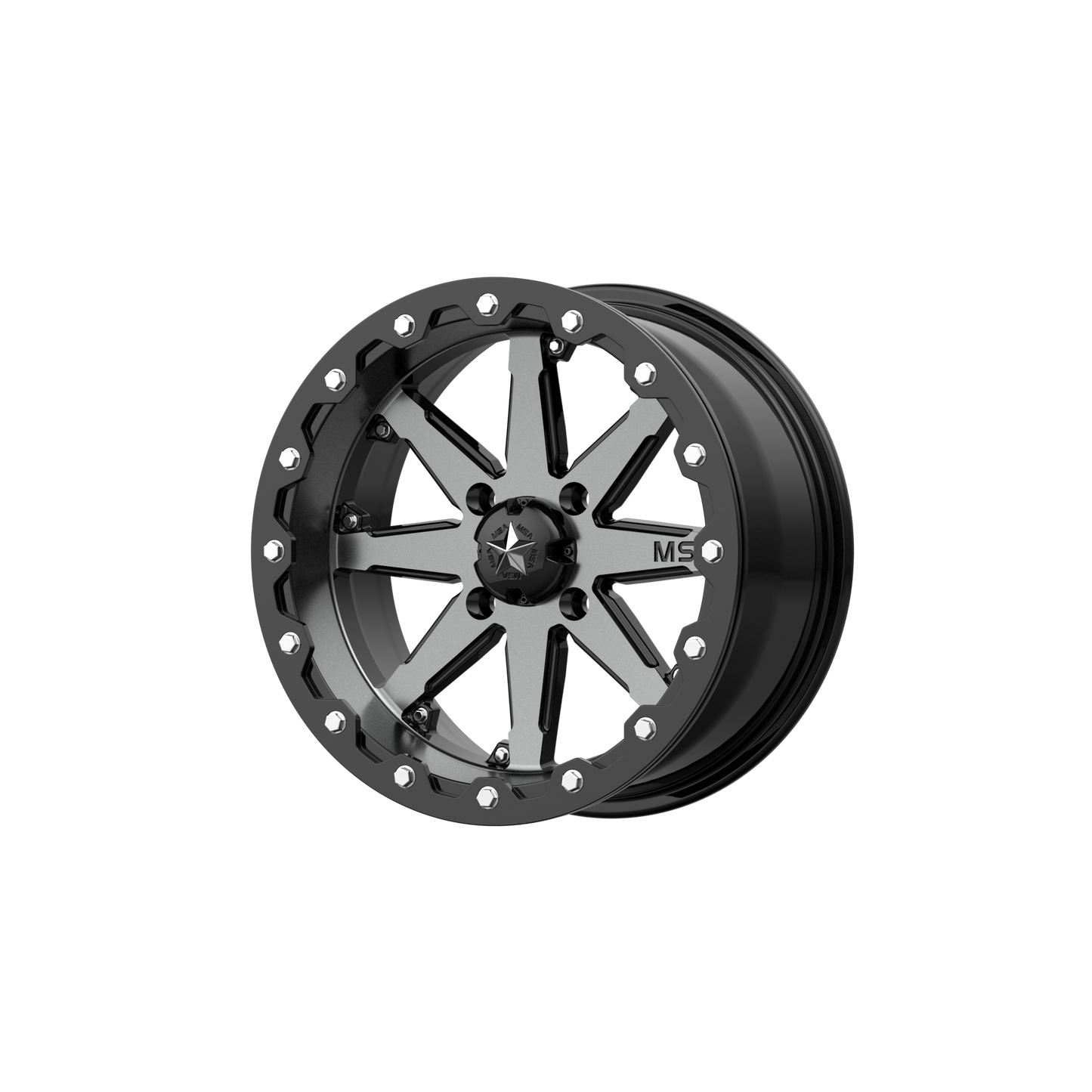 LOK UTV 15X7 4X156 CHARCOAL TINT 00MM