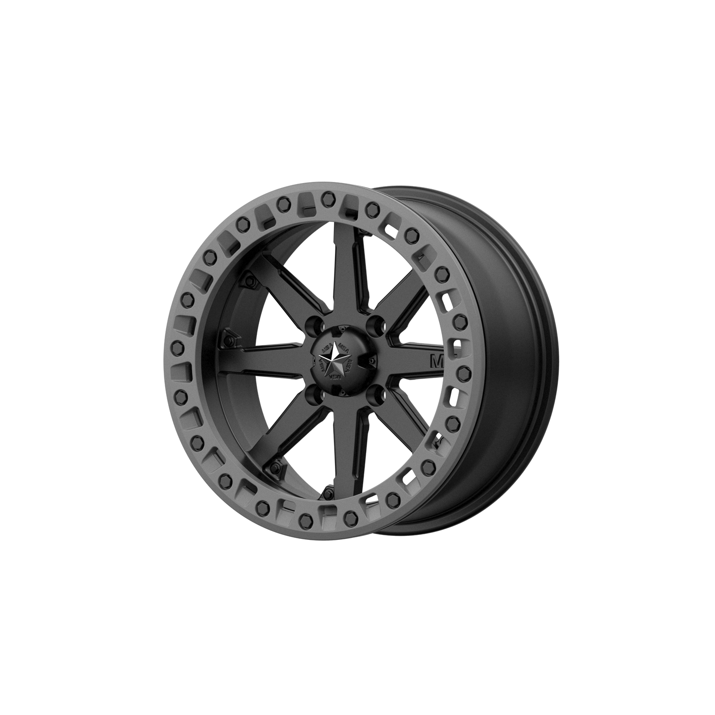 LOK2 UTV BL 14X7 4X137 S-BLK GRY-RG +0