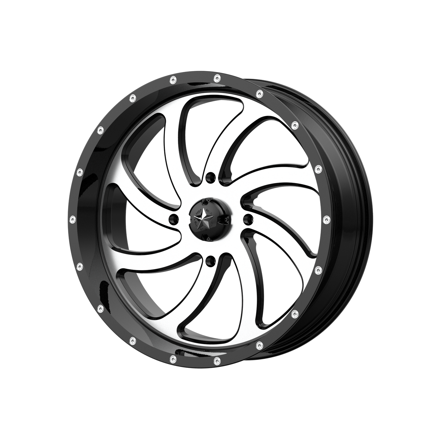SWITCH UTV 22X7 4X137 MACH G-BLK 00MM
