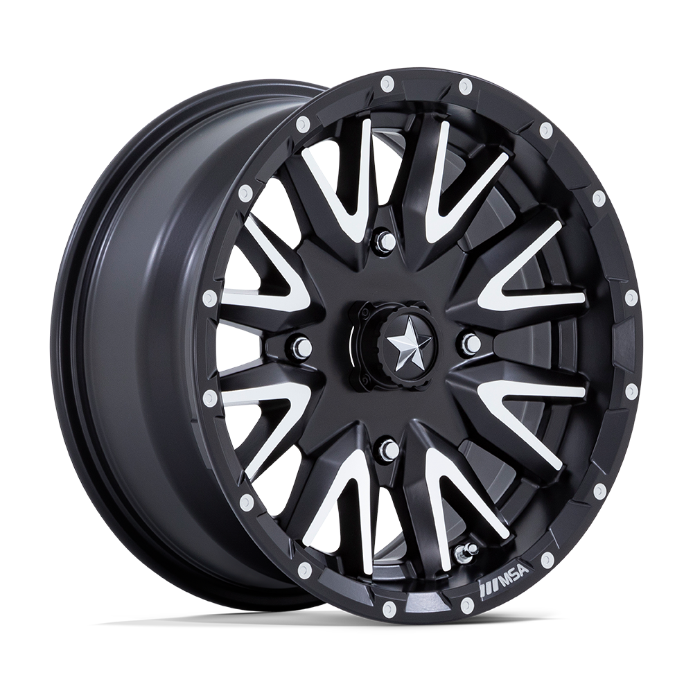 CREED UTV 14X7 4X137 96 +10 M-BLK MCH