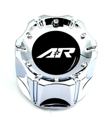 American Racing - AR CAP 3.42'' CHROME SNAP IN PLASTIC