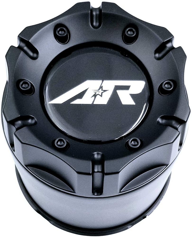 American Racing - AR CAP 4.41''  5X150 PCD S-BLK PUSH THRU