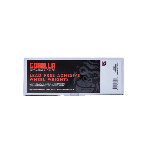 Gorilla Automotive - GOR 1/4 OZ L.P. 52-3 OZ STRIPS - BLACK