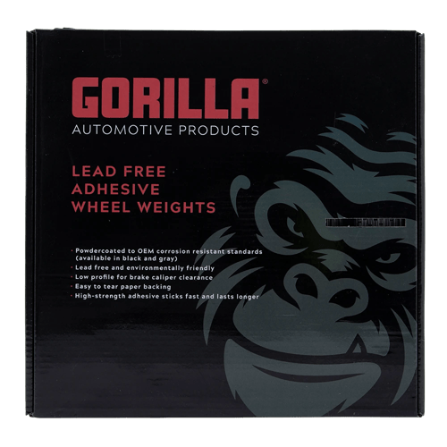 Gorilla Automotive - GOR 1/4 OZ L.P. 715 SEGMENTS ROLL SILVER