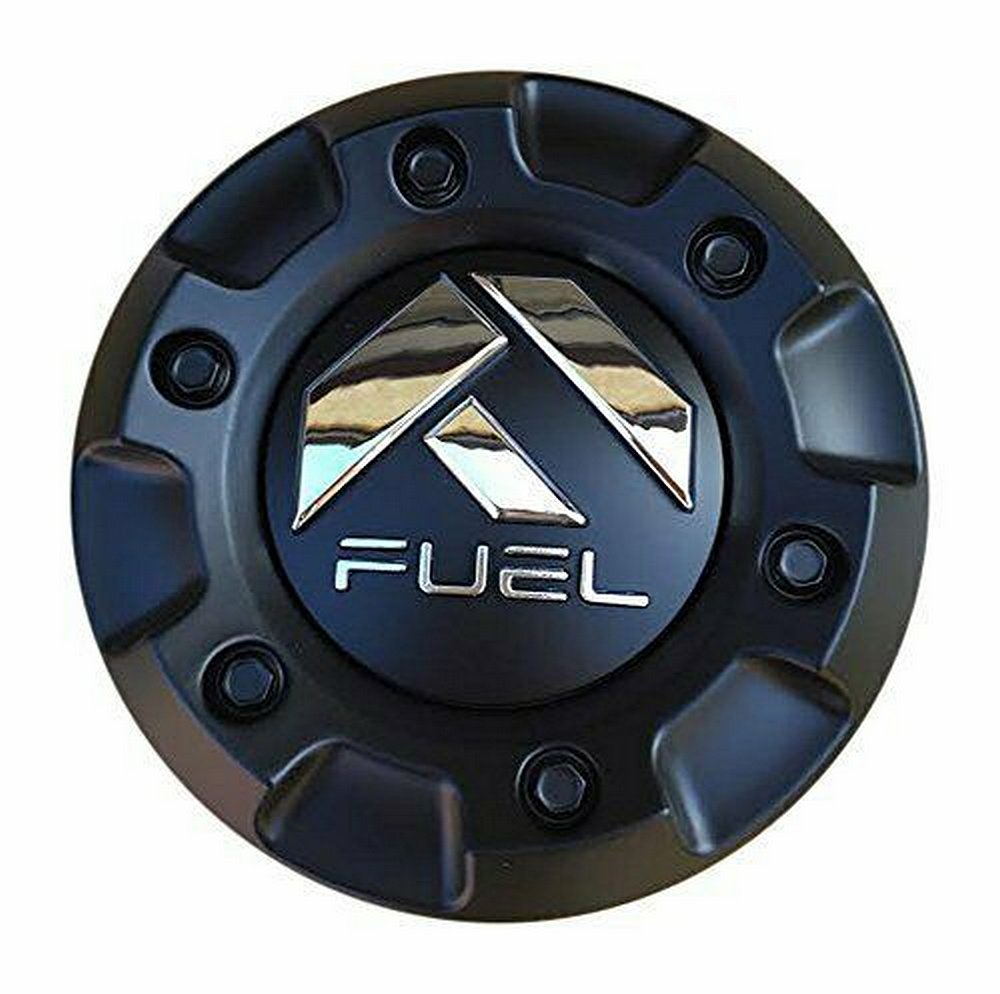 Fuel 1PC - FUEL-TOP SECTION OF CAP-MT-BLK/CHR LOGO