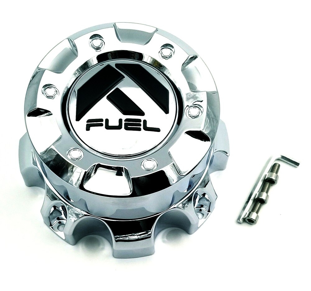 Fuel 1PC - FUEL CHROME 8 LUG CAP-TALL