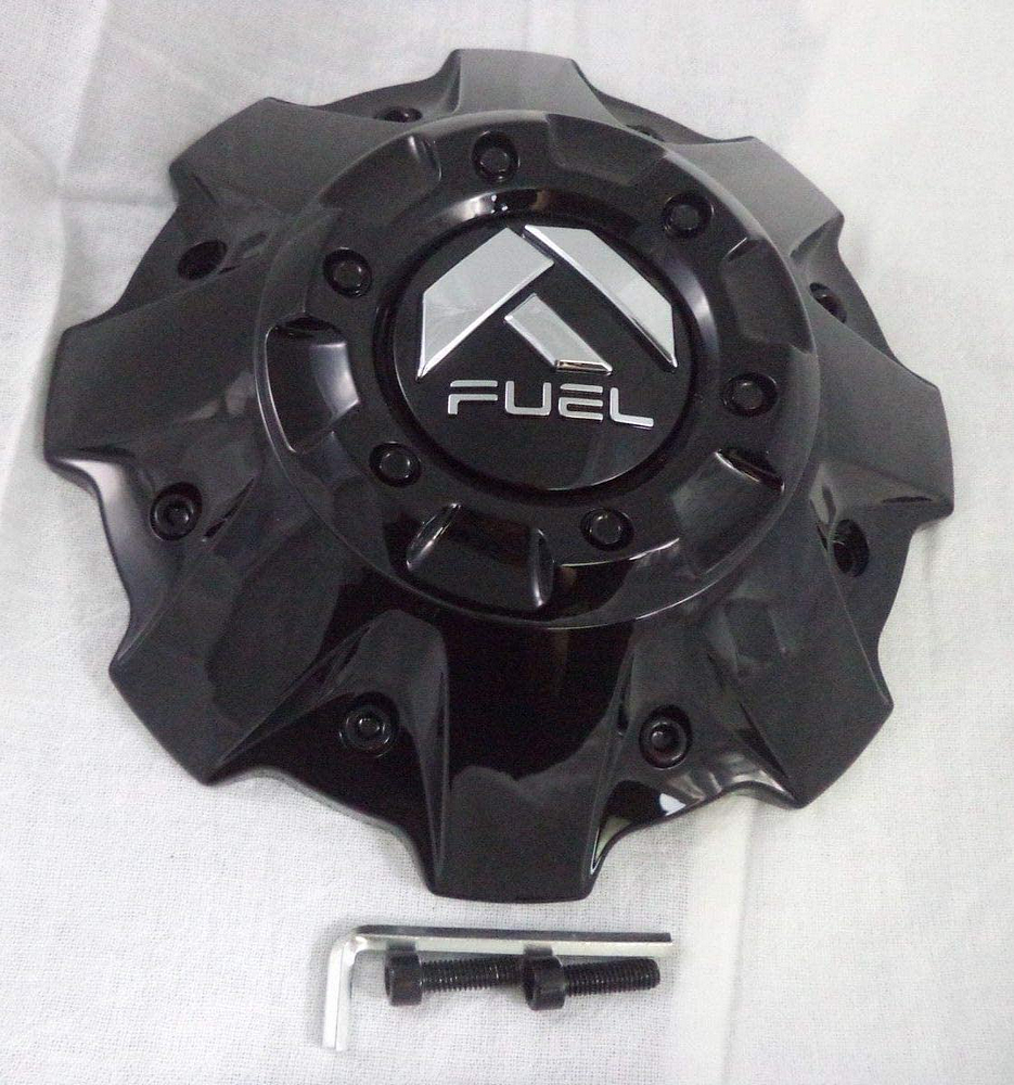 Fuel 1PC - FUEL GLOSS BLACK CAP-BLACK RIVETS