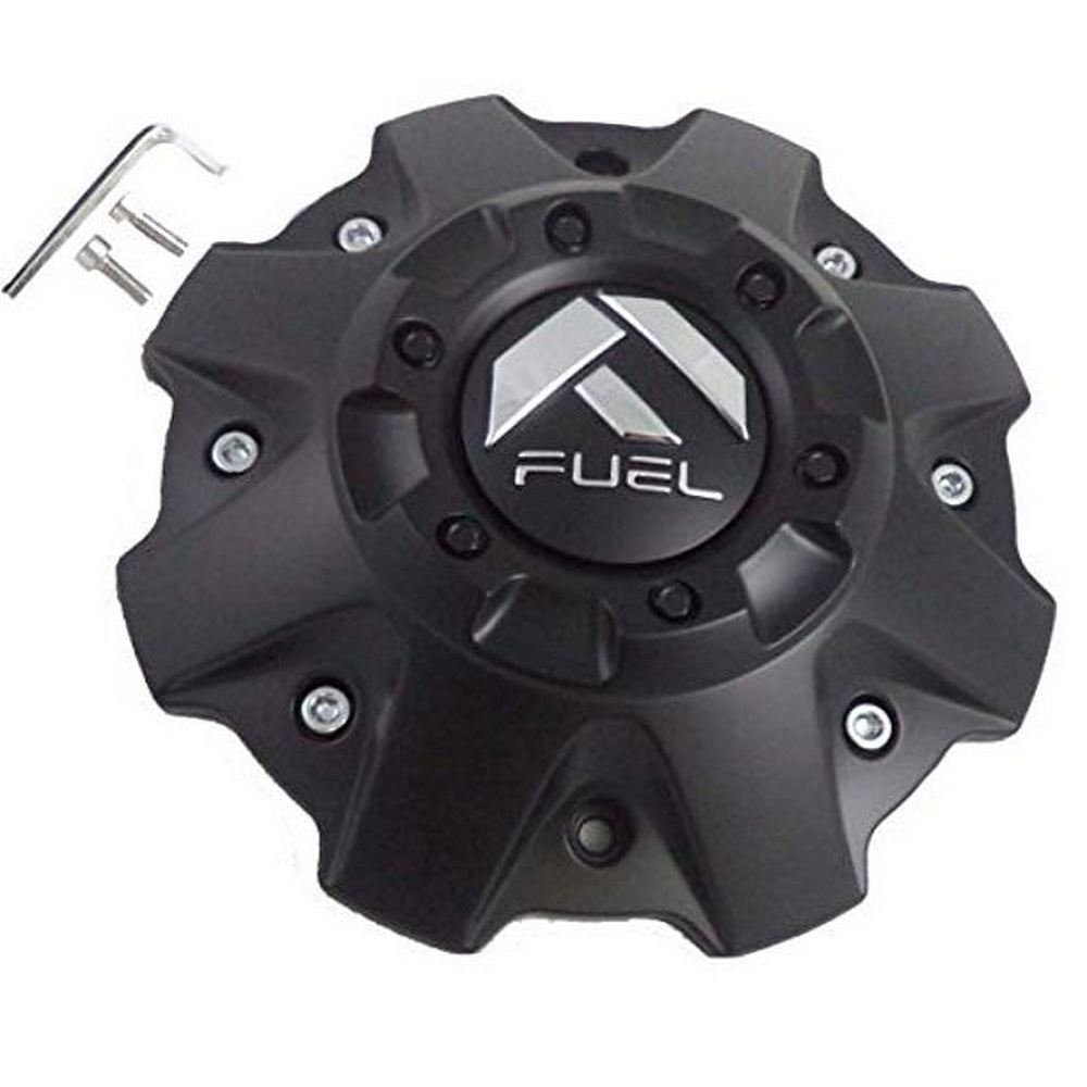 Fuel 1PC - FUEL 5/6 LUG MT-BLK CAP (FLAT BOTTOM)
