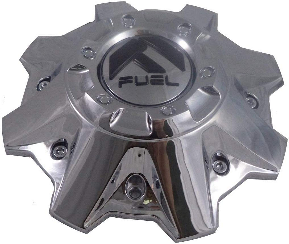 Fuel 1PC - FUEL 8 LUG CHROME CAP (FLAT BOTTOM)
