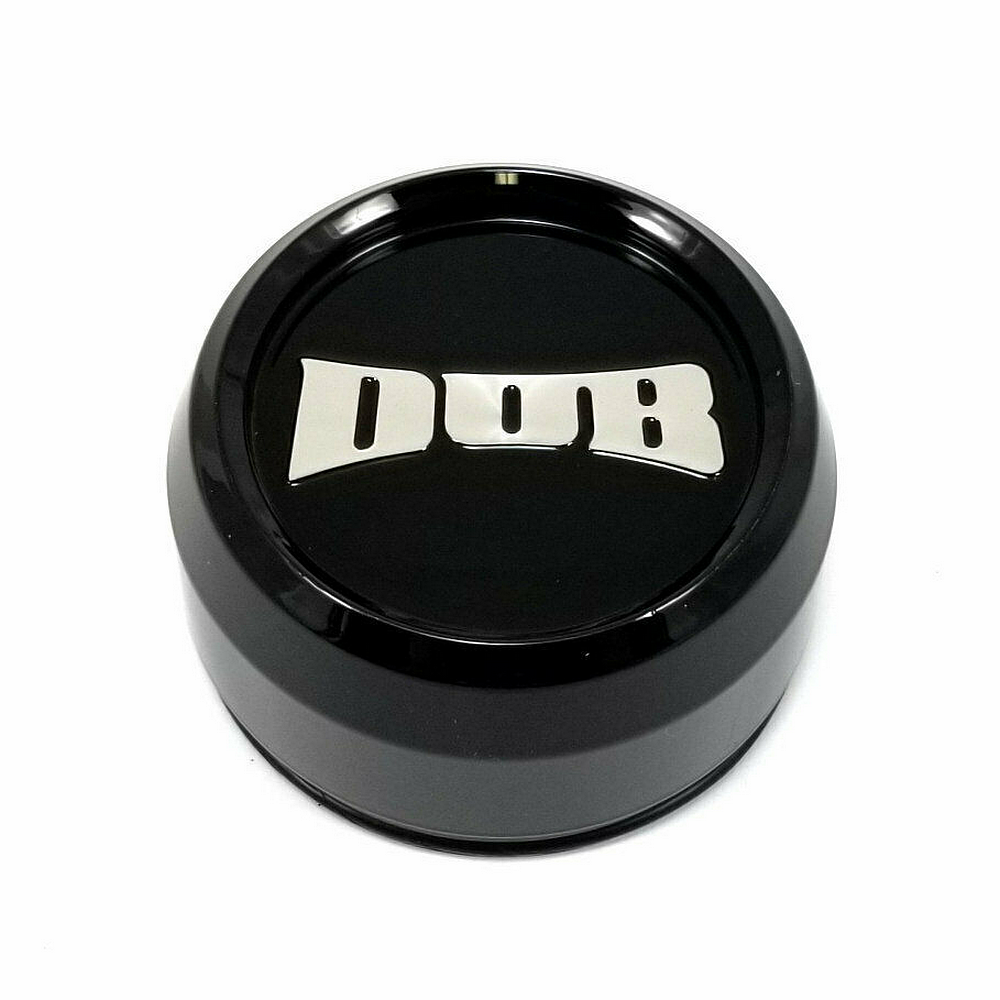 DUB 1PC - DUB GLOSS BLACK 1.7" CAP-RAISED DUB