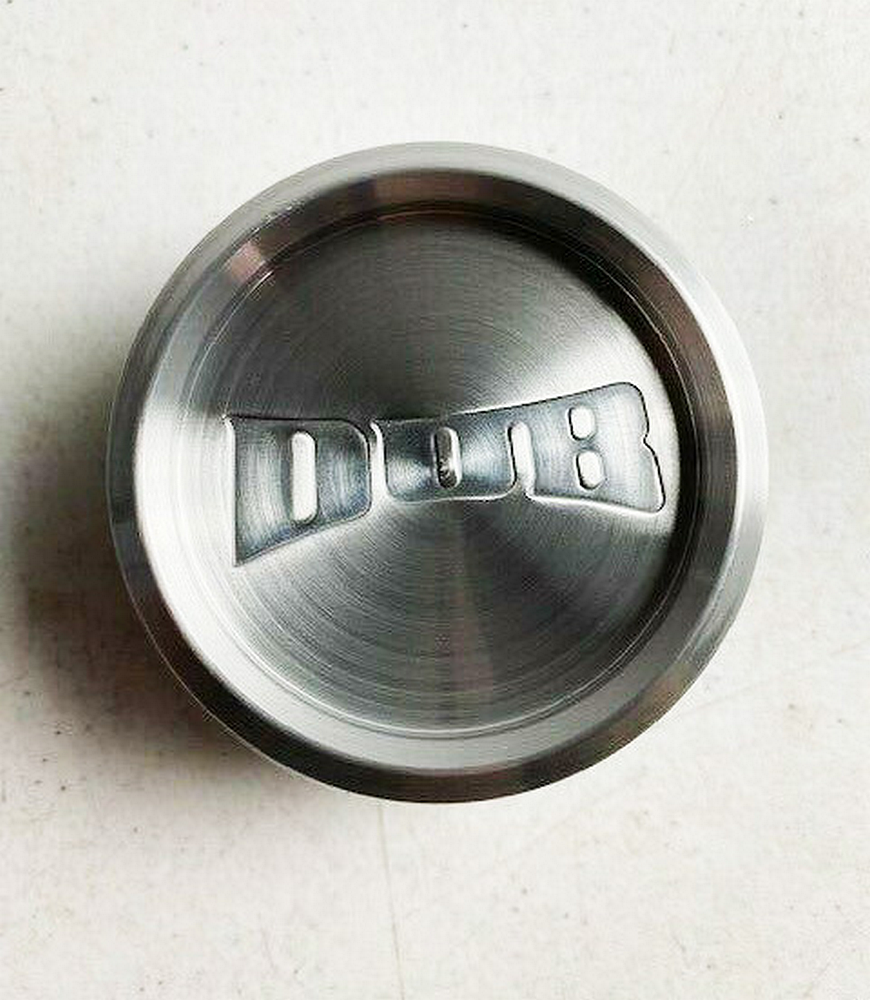 DUB 1PC - TALL 1.7" DUB ALUM 3"O-RING CAP-MACHFNSH