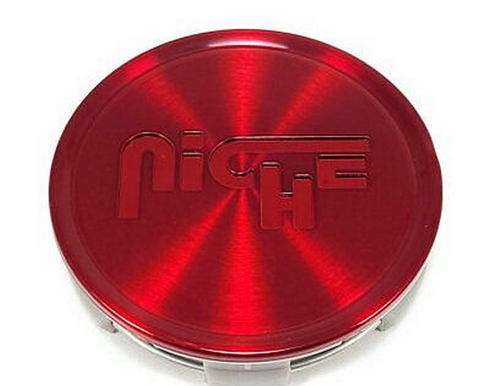 Niche 1PC - NICHE 2.95" FLAT CAP - RED GLOSS