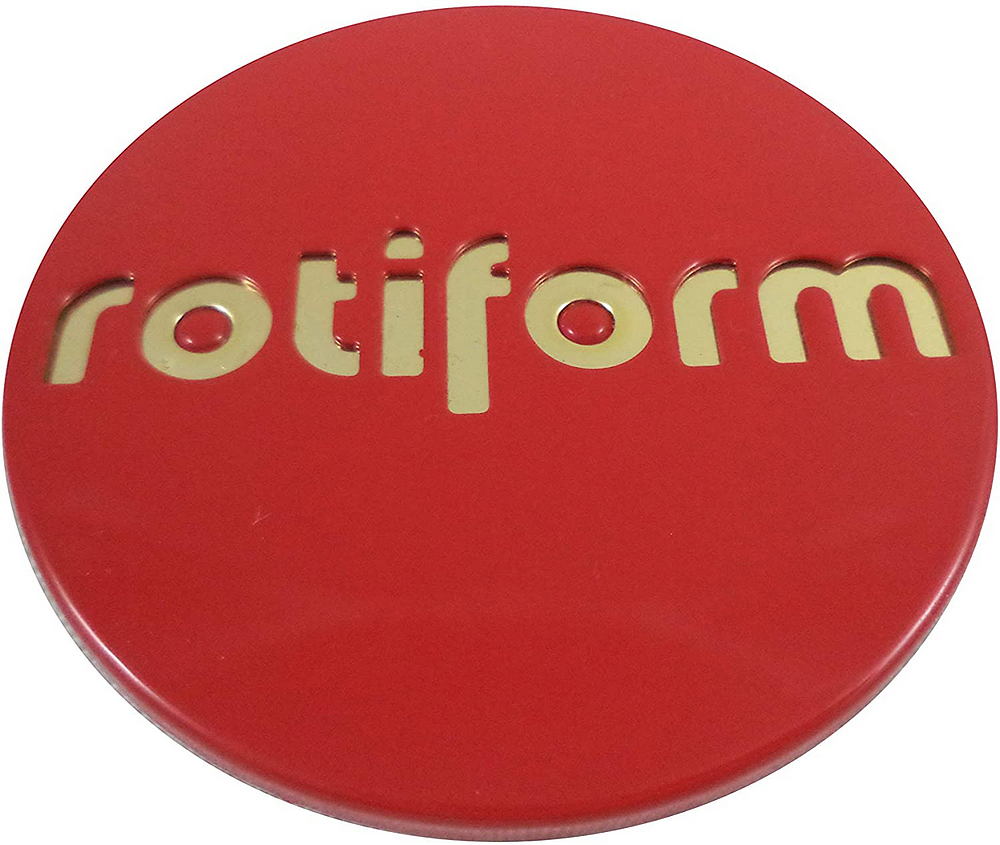 Rotiform - ROTIFORM 2.36"SNAPIN CAP-RED W/GOLD LOGO